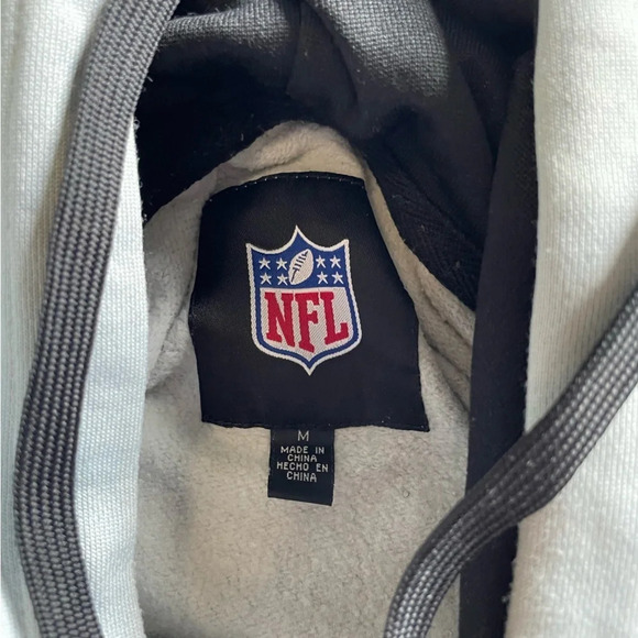 🏈 NFL Vintage Oakland  Raiders Jersey-Sweater Combo - Men's Size Medium 🏈 - Picture 7 of 11